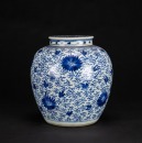 Republic-A Blue And White ‘Lotus’ Cover Jar - 4