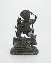 Qing-A Bronze Figure Of Yama Dharmaraja - 4