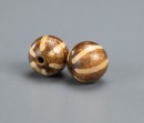 A Pair Of Pumtek Round Beads - 5