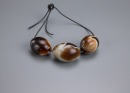 A Group Of The Agate Beads(3 ps)