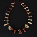 A Red Agate Beads Neckace With Red Agate Ornaments - 2