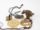 A Group Of Five Jade Carved Pendants - 2