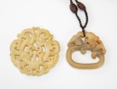 A Group Of Five Jade Carved Pendants - 5