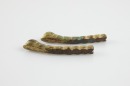 A Pair Of Chinese Gilt - Bronze Silkworm (Han Dynasty) - 6