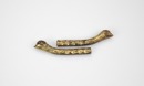 A Pair Of Chinese Gilt - Bronze Silkworm (Han Dynasty) - 7