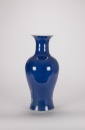 A Chinese Blue Ground Famille - Glazed ‘kirin’ Vase ( Late Qing) - 3