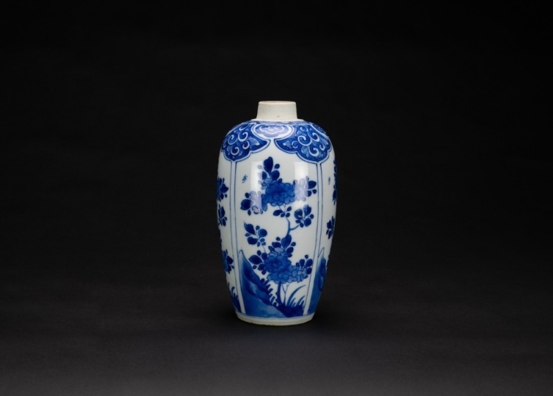 A Chinese Blue And White Porcelain’Floral’ Vase