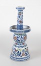 A Chinese Doucai Candlestick Holder. - 2