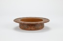 A Chinese Lacqure Carved And Painted ‘Flowers And Dragons’ Bowl - 4