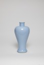 Qing Kangxi And Of PeriodA Prunus Vase In The Sky Blue Glaze - 3