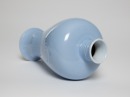 Qing Kangxi And Of PeriodA Prunus Vase In The Sky Blue Glaze - 5