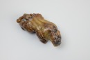 A Chinese Yellow Jade Figure Of Mythical Beast - 2