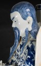 A Very Rare And Large Chinese Blue And White Porcelain’Beidi’ Statues. - 6