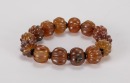 A Chinese translucent Agate Carved Beads Brecelet - 5