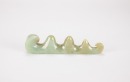 A Group of Two Chinese Green White Jade Carved Brush Holder (2 pcs) - 3