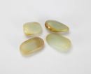 A Group of Chinese Green White Hetian Jade Pebble (4 Pcs) - 2