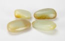 A Group of Chinese Green White Hetian Jade Pebble (4 Pcs) - 6