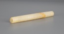 A Chinese White Jade Tube Carved Eight Cicada - 5