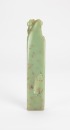 Zhao Shi (1874 - 1933) Green Jade Carved ‘Longevity’ Seal - 5