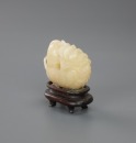 A Chinese Yellowish White Jade Mandain Duck - 2