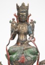 A Chinese Bronze Figure Of Manjusri Bodhisattva And Lion - 6