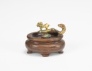 A Chinese Glit - Bronze ‘Snake And Ram’ Stopper (Qing Dynasty Or Earlier) - 3