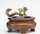 A Chinese Glit - Bronze ‘Snake And Ram’ Stopper (Qing Dynasty Or Earlier) - 5