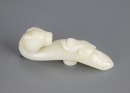 A Chinese White Jade Belt - Buckle Carved ‘Horese And Monkey’ (Qing Dynasty) - 6