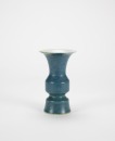 A Chinese Splash Blue Glazed Vase (Late Qing)