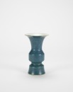 A Chinese Splash Blue Glazed Vase (Late Qing) - 2