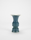 A Chinese Splash Blue Glazed Vase (Late Qing) - 3