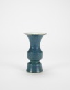 A Chinese Splash Blue Glazed Vase (Late Qing) - 4