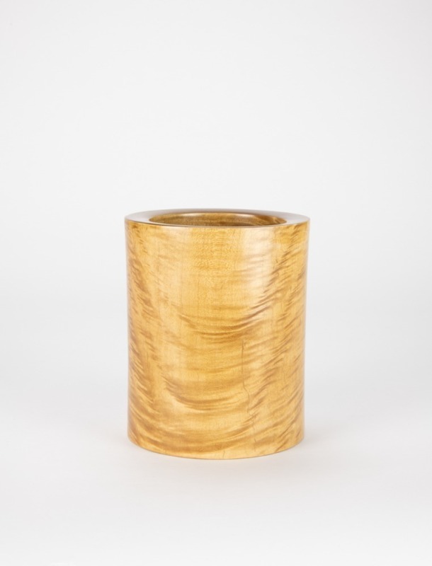 A Golden Nanmu Brush Pot