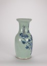 A Chinese Green Ground Blue ‘Phoenix’ Vase - 2