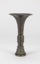 A Chinese Bronze Carved ‘Plum And Birds’ Vase (Late Qing) - 2