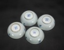 A Group Of Four Chinese Blue And White Porcelain Dishes And A Pair Of Famille Glazed Bowl - 5