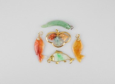 A Group Of Five Fish Pendants (5 Pcs)