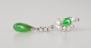 A Jade Pendant with White Gold Necklace, - 8