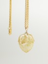 A 18k Yellow Gold with Heart Shape Necklace, - 5