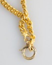 A 24k Gold Necklace And Jade Pendant - 5