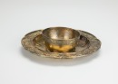 A Very Rare Royal Matched Silver-Gilt With Beast Pattern Wine Cup And Tray, - 2