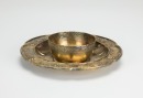 A Very Rare Royal Matched Silver-Gilt With Beast Pattern Wine Cup And Tray, - 3