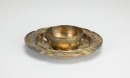 A Very Rare Royal Matched Silver-Gilt With Beast Pattern Wine Cup And Tray, - 4