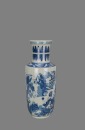 A Blue And White ‘Eighteen Luohan’ Vase (Republic) - 4