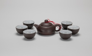 Chen Weifen(B.1964)-A Set Zisha Tea Pot And Six Cups