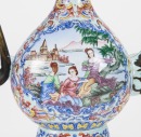 A Set Of Enamelled ‘Foreigner And Landscape’ - 4