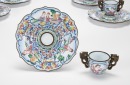 A Set Of Enamelled ‘Foreigner And Landscape’ - 8