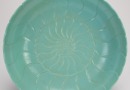 A Chinese Teal-Green Glazed ‘Lotus Flowers’ Dish - 4