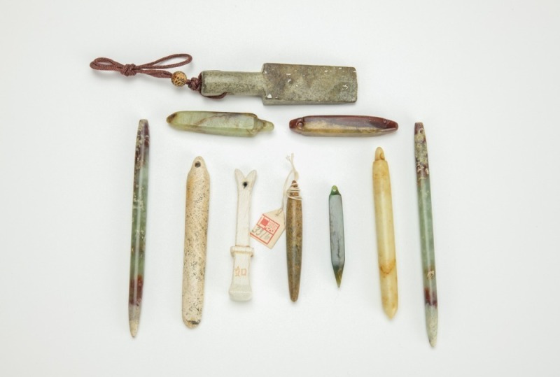 A Group Of Ten Ancient Chinese Jade Item