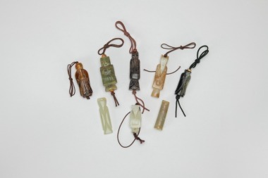 A Group Of Eight Chinese ‘Figure’ Pendant